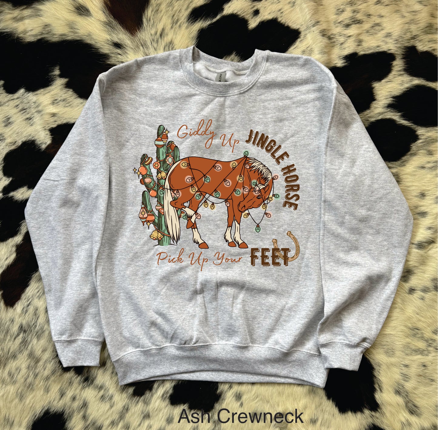 Giddy Up Christmas Crewneck