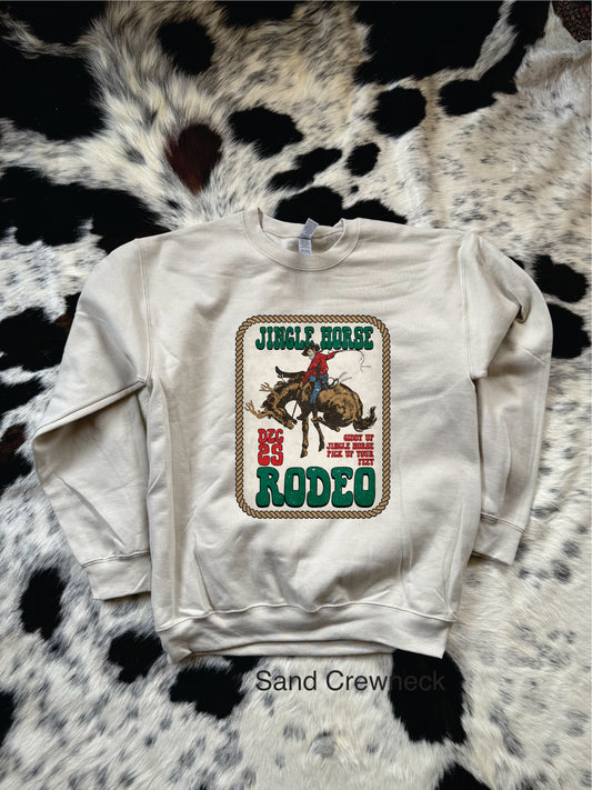 Jingle Horse Rodeo Crewneck