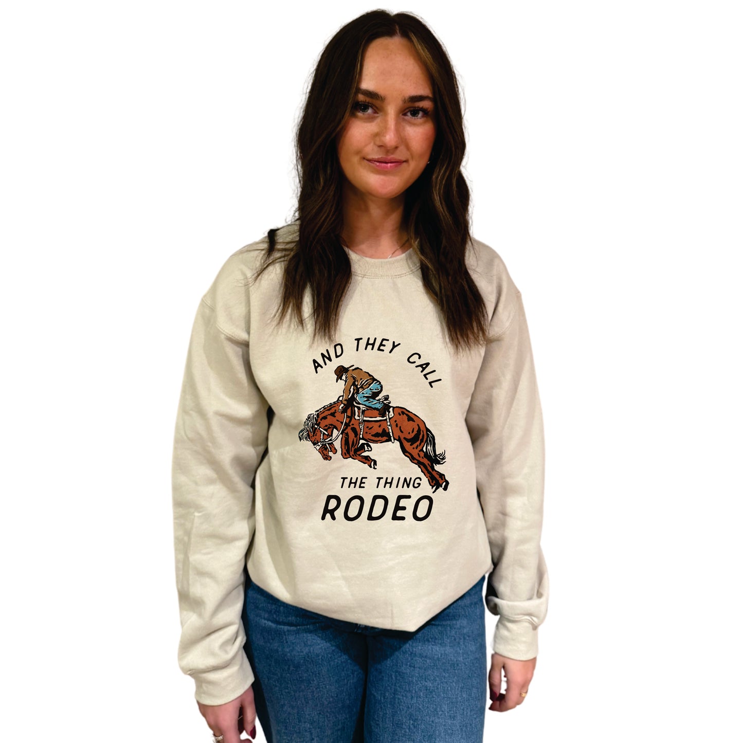 And they call the thing Rodeo crewneck