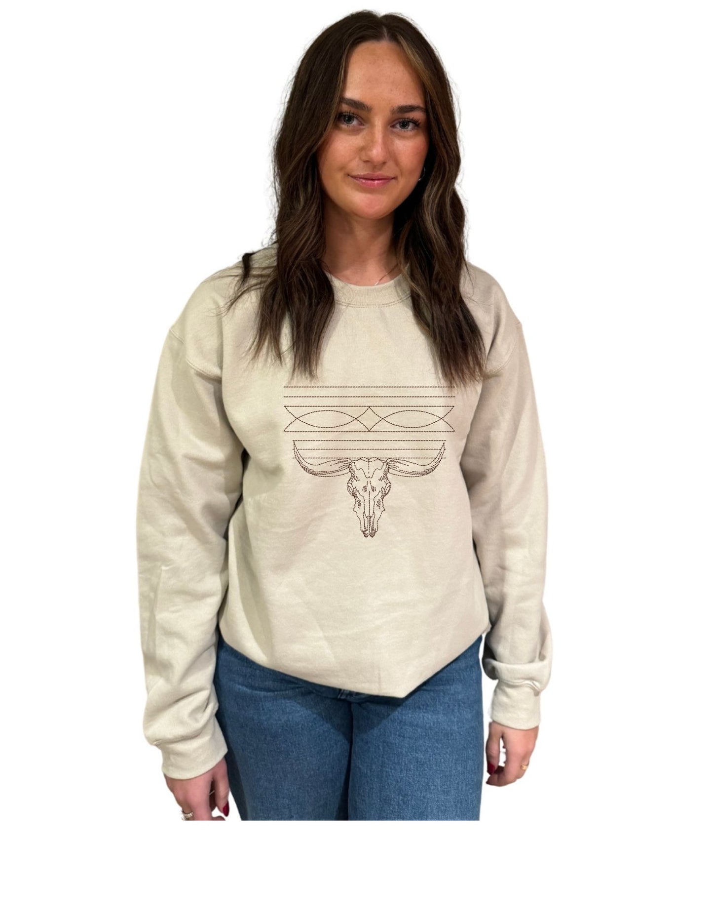 Bootstitch Longhorn Crewneck