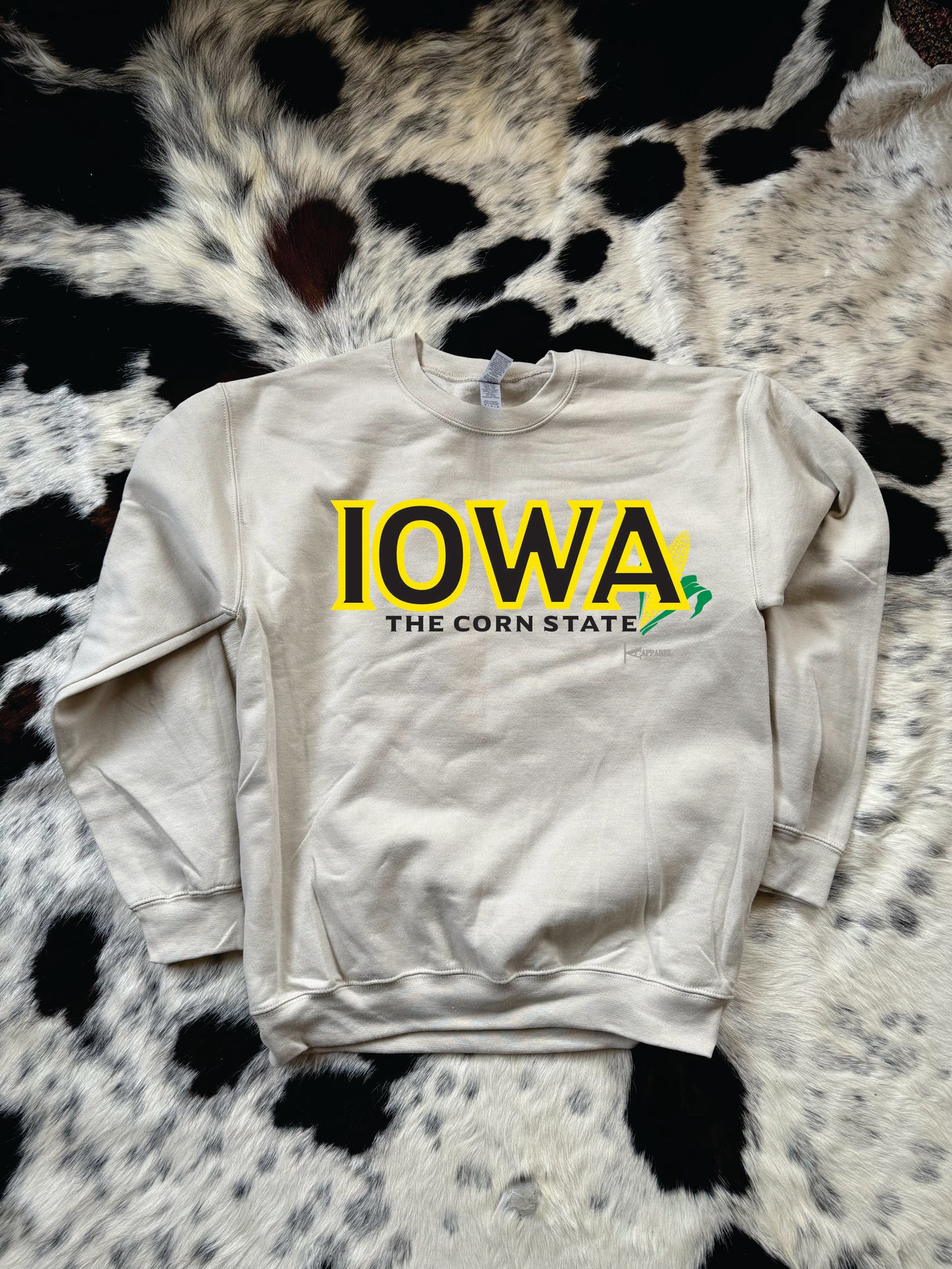 Iowa the corn state corn Crewneck