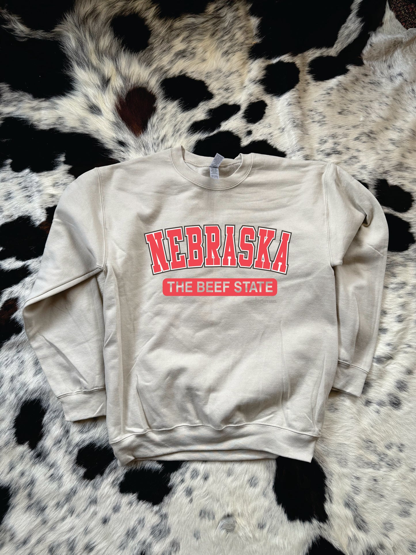 Nebraska the Beef State Crewneck