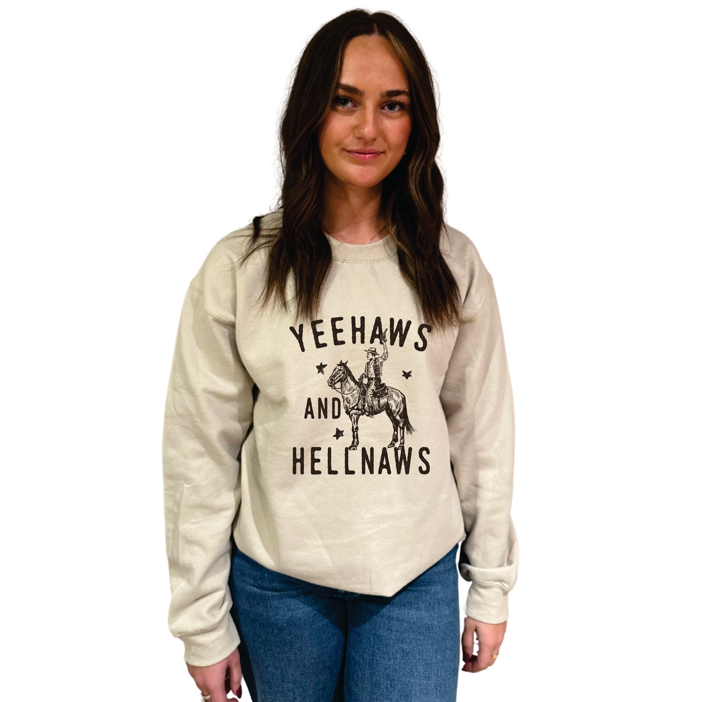 Yeehaws and Hellnaws Crewneck